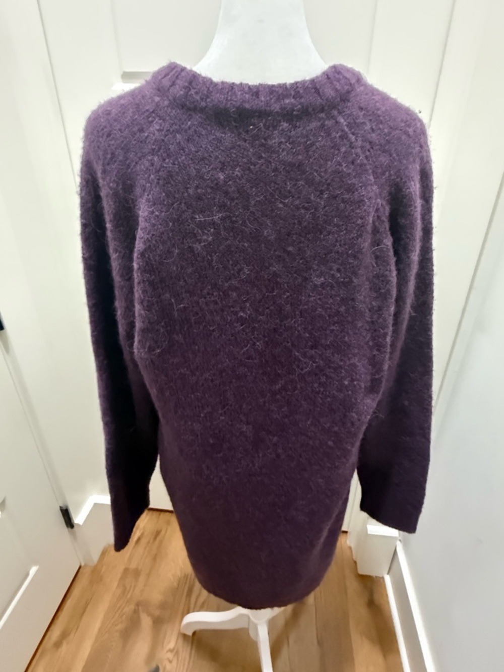 NWT. Toad&Co. toddy Crew Sweater Dress. Blackberry. Size Large. - Picture 3 of 11